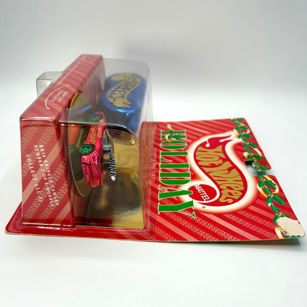 Hot Wheels Holiday Premiere 1995 Series Kris Kringle Camaro Pink 14211-0980 - Picture 5 of 6